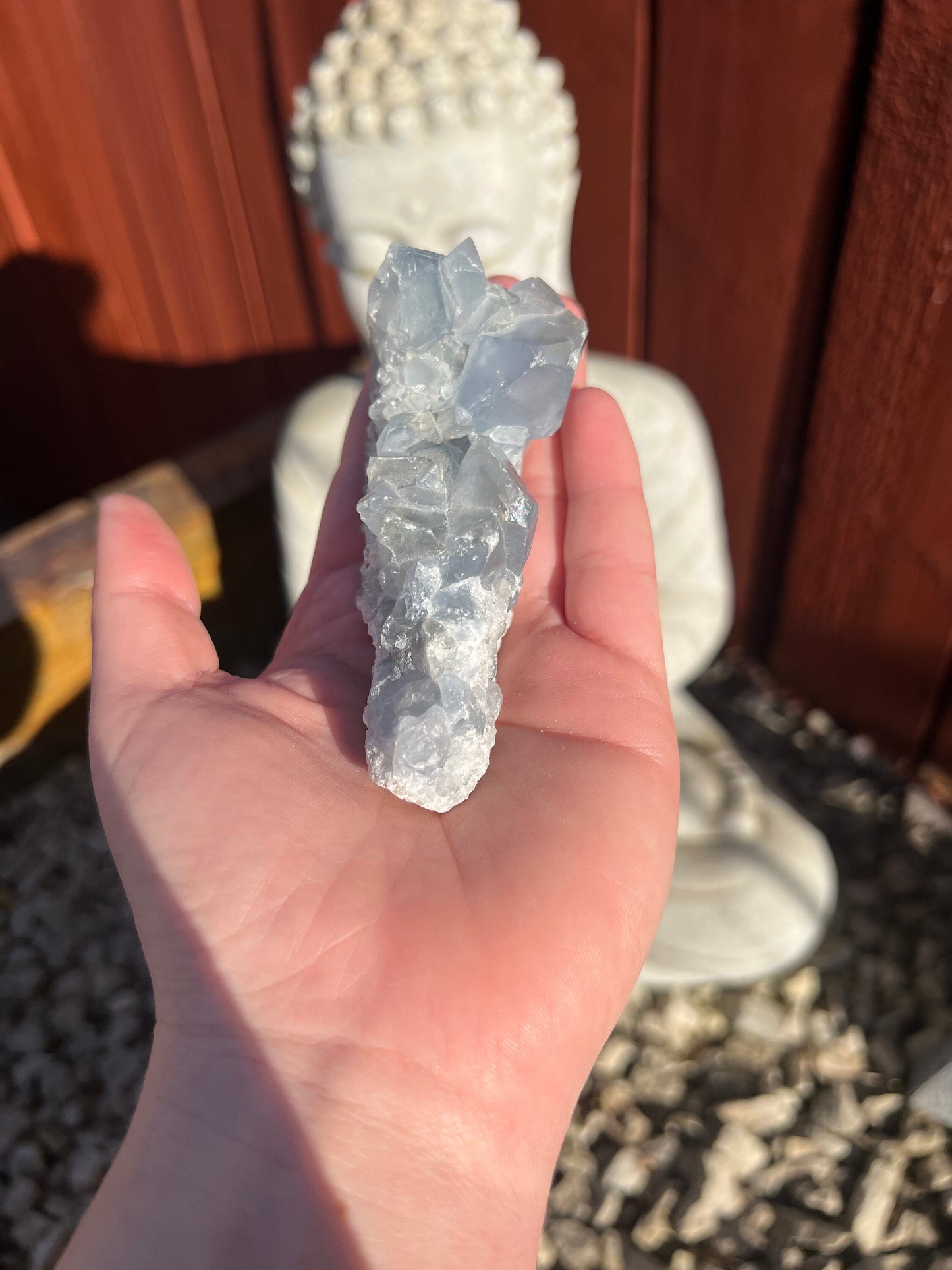 Blue Calcite Raw Crystal