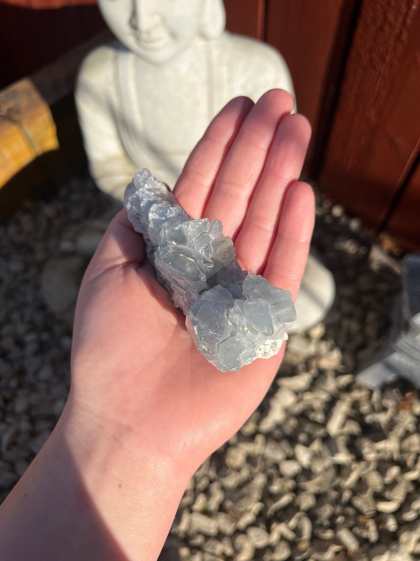 Blue Calcite Raw Crystal