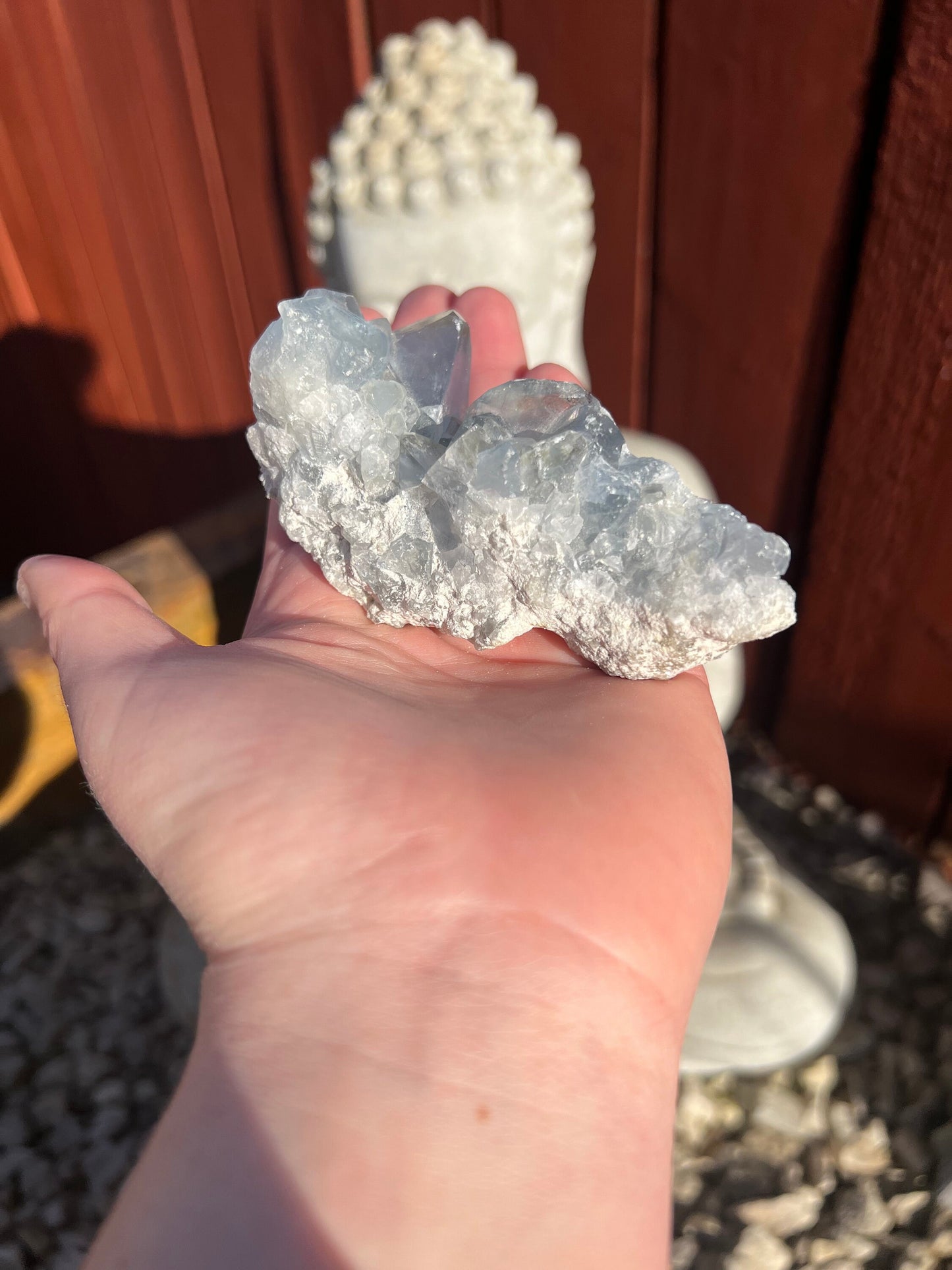 Blue Calcite Raw Crystal