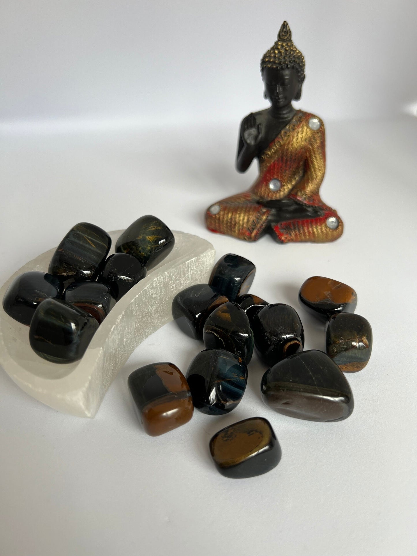 Blue Tigers Eye Tumblestone