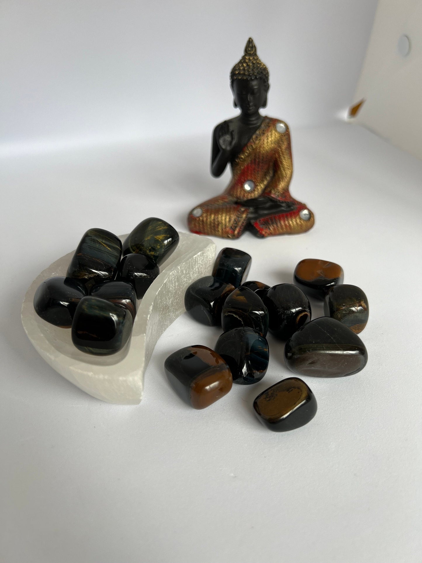 Blue Tigers Eye Tumblestone