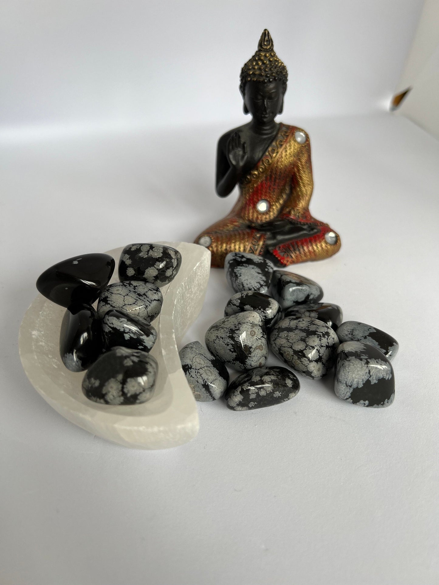 Snowflake Obsidian Tumblestone