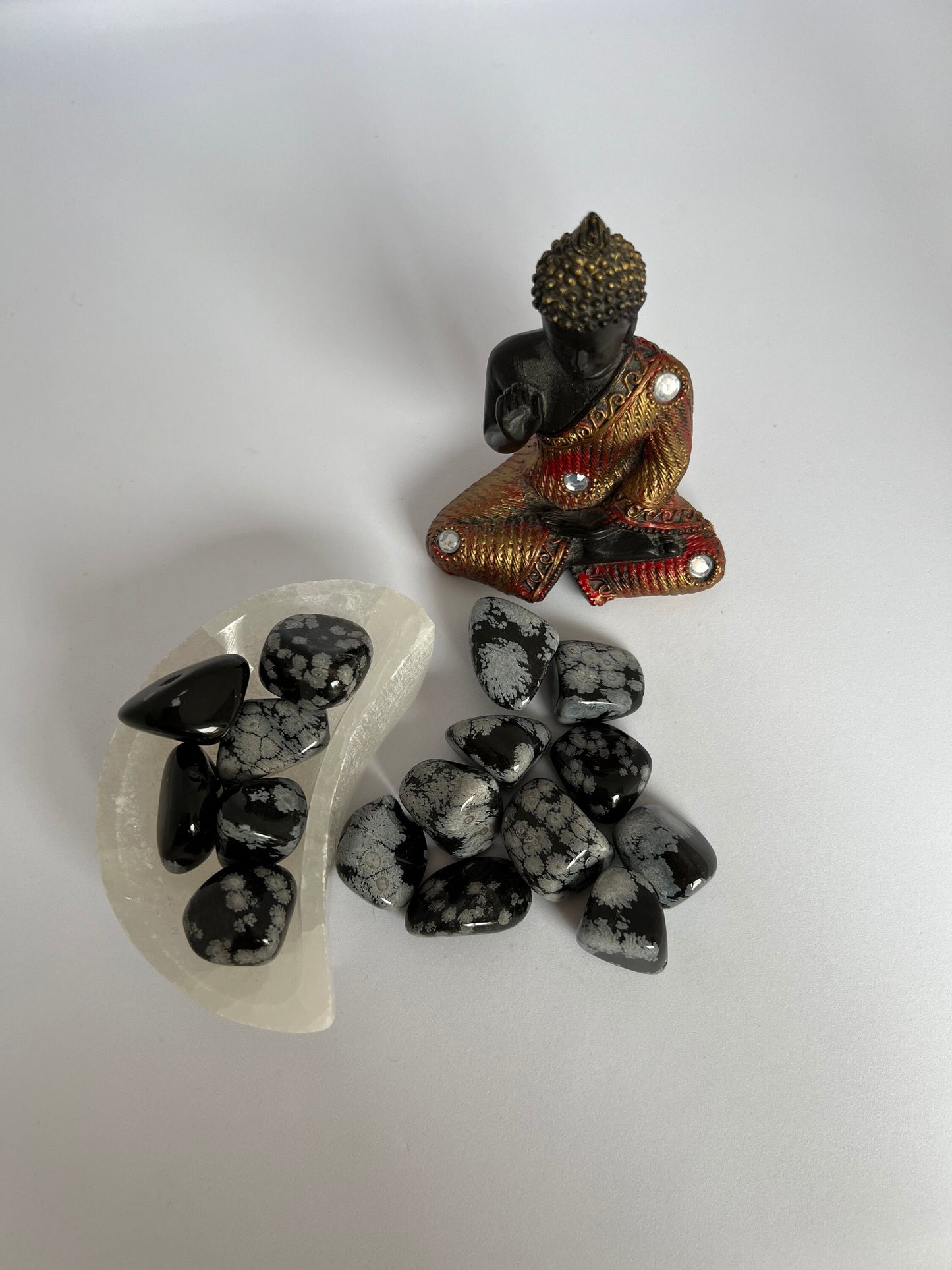 Snowflake Obsidian Tumblestone