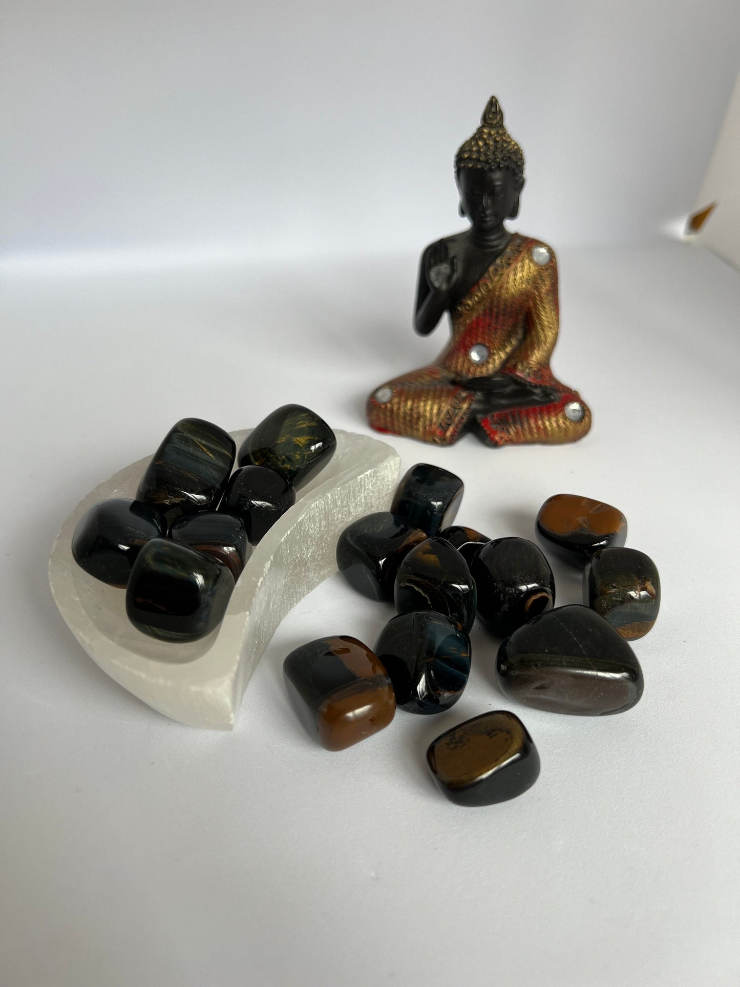 Blue Tigers Eye Tumblestone