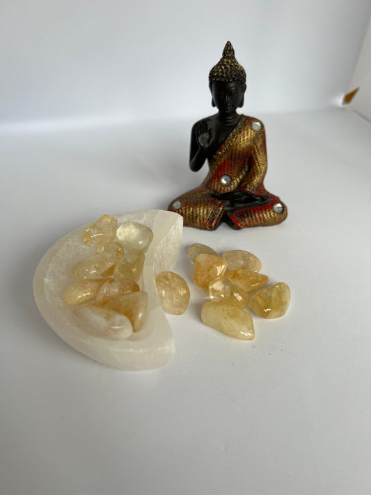 Citrine Tumblestones, Grade A Crystals, Crystals for Happiness, Citrine Tumble, Tumble-stones, Gemstone, Attracts Money.