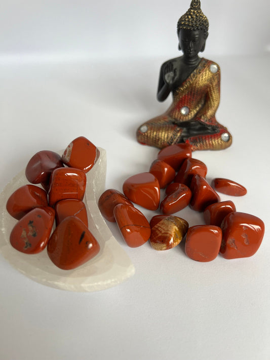 Red Jasper Tumblestone, Red Crystal, Grounding Crystal, Root Chakra Crystal, Grade A Crystal,