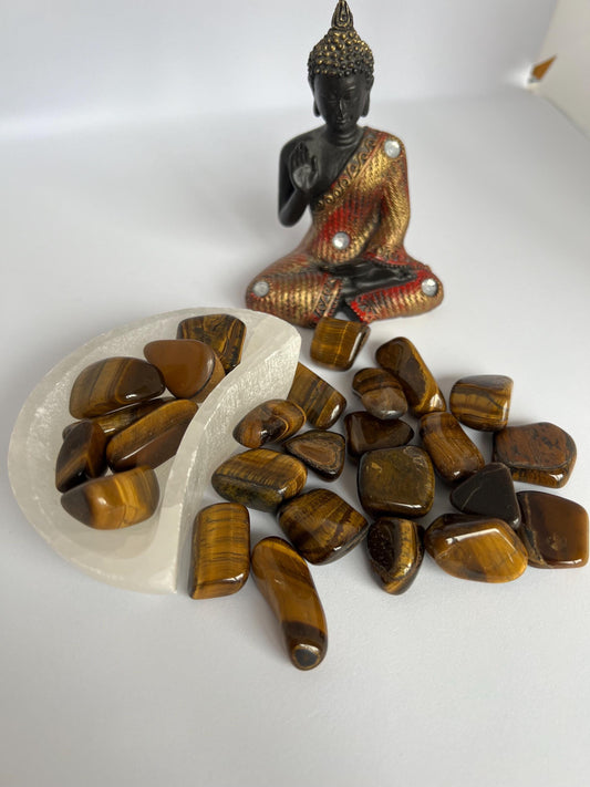 Tigers Eye Tumbletsone